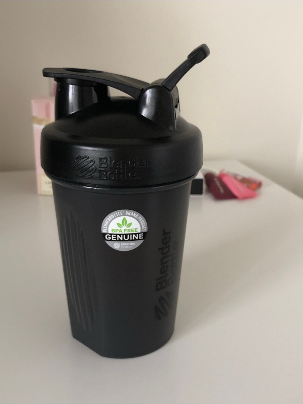 Black 20oz Blender Bottle